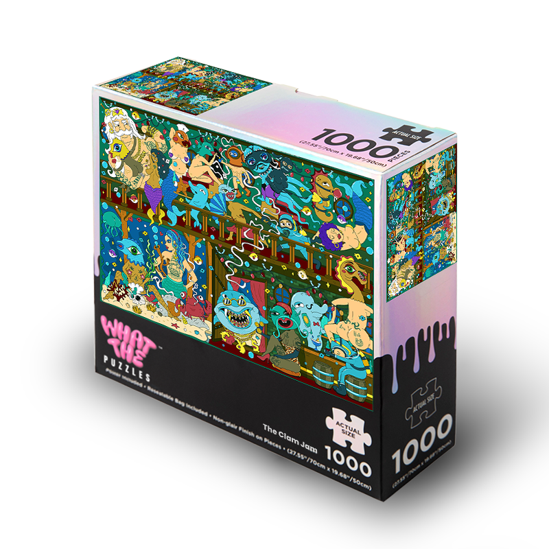 Clam Jam 1000-piece jigsaw puzzle box