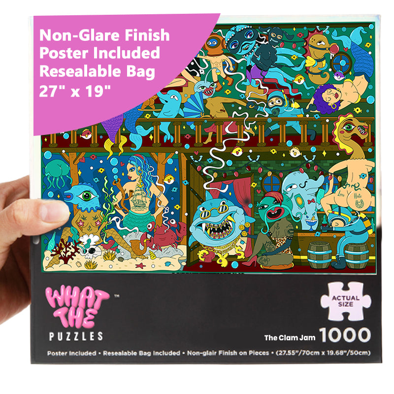 Clam Jam Non-Glare Finish Poster