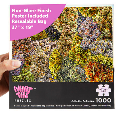 Collection De Chronic 1000-piece jigsaw puzzle Non-glare Finish Poster