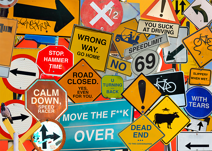 Banner image of the Detour to Debauchery 1000-piece jigsaw puzzle for adults.