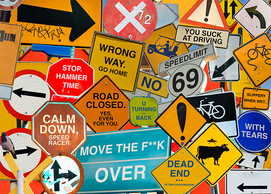 Banner image of the Detour to Debauchery 1000-piece jigsaw puzzle for adults.