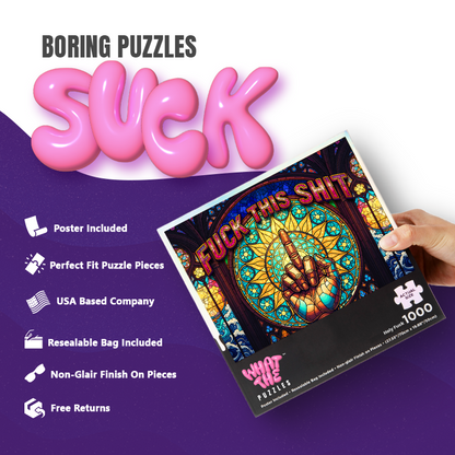 Holy Fuck 1000-piece jigsaw puzzle