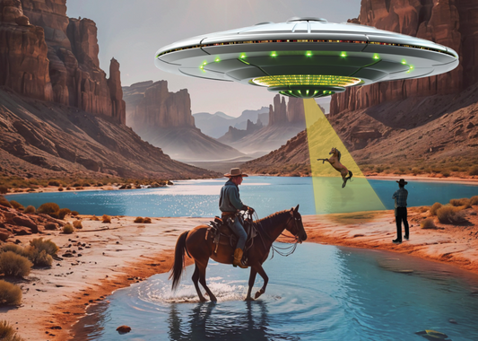 Banner image of the  "Horsing Around" 1000-piece jigsaw puzzle for adults.