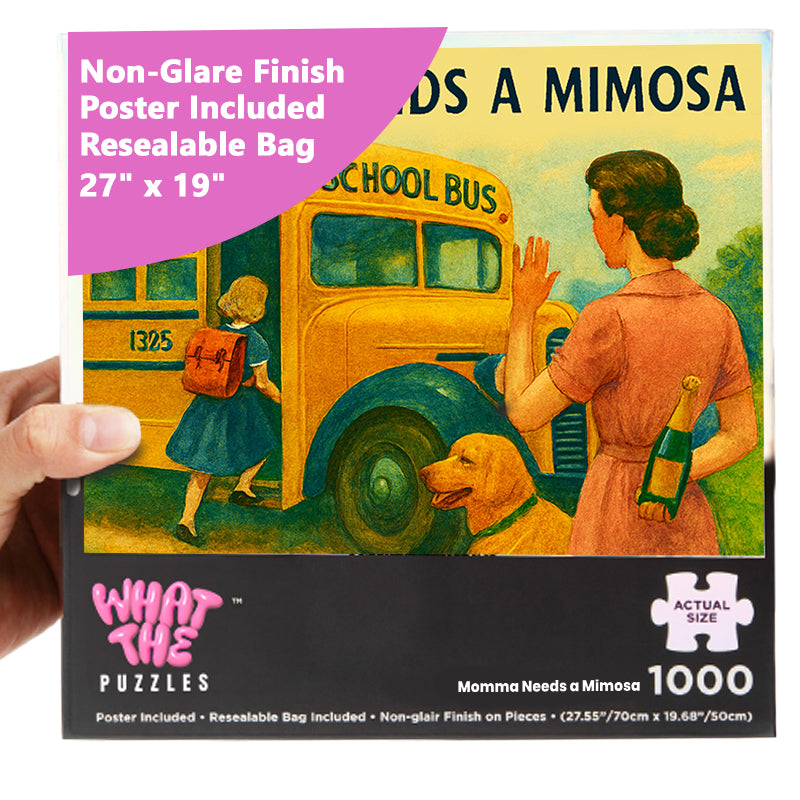 Momma Needs Non-Glare Finish Poster