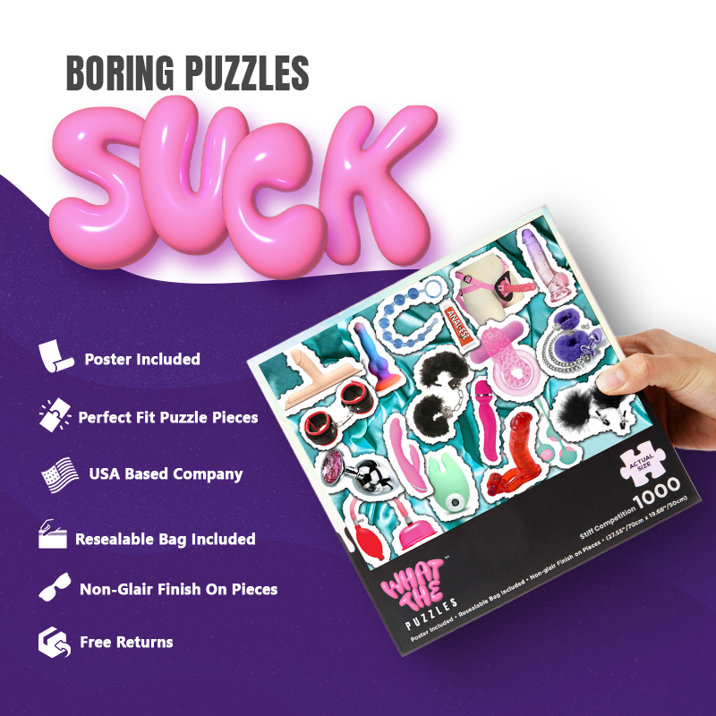 Stiff Competition 1000-piece jigsaw puzzle for adults