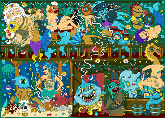 Banner image of the Clam Jam 1000-piece jigsaw puzzle for adults.