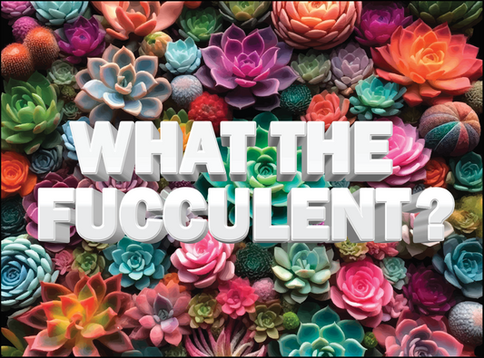Banner image of the “What The Fucculent” 1000-piece jigsaw puzzle for adults.