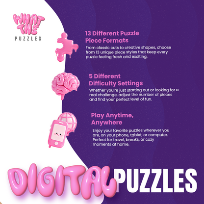 Digital - Butt Shrooms Jigsaw Puzzle WTF Puzzles