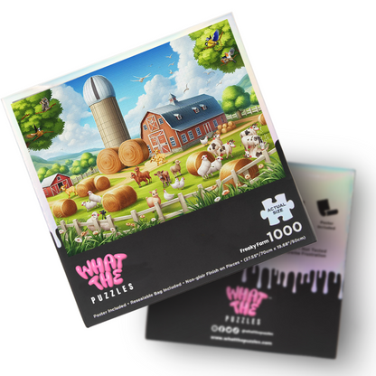 Fuck farm 1000-piece jigsaw puzzle box for adults