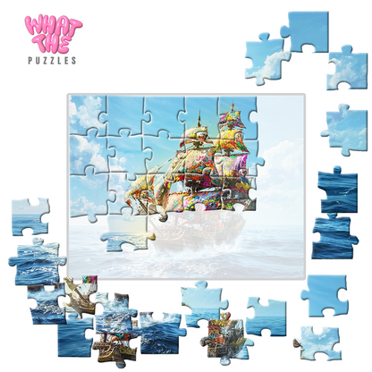 Digital - Boat Load Of Sea Men Jigsaw Puzzle WTF Puzzles