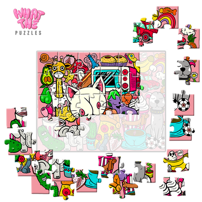 Digital - Dirty Doodles Jigsaw Puzzle WTF Puzzles