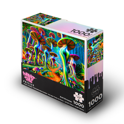 Butt shrooms 1000-piece jigsaw puzzle box
