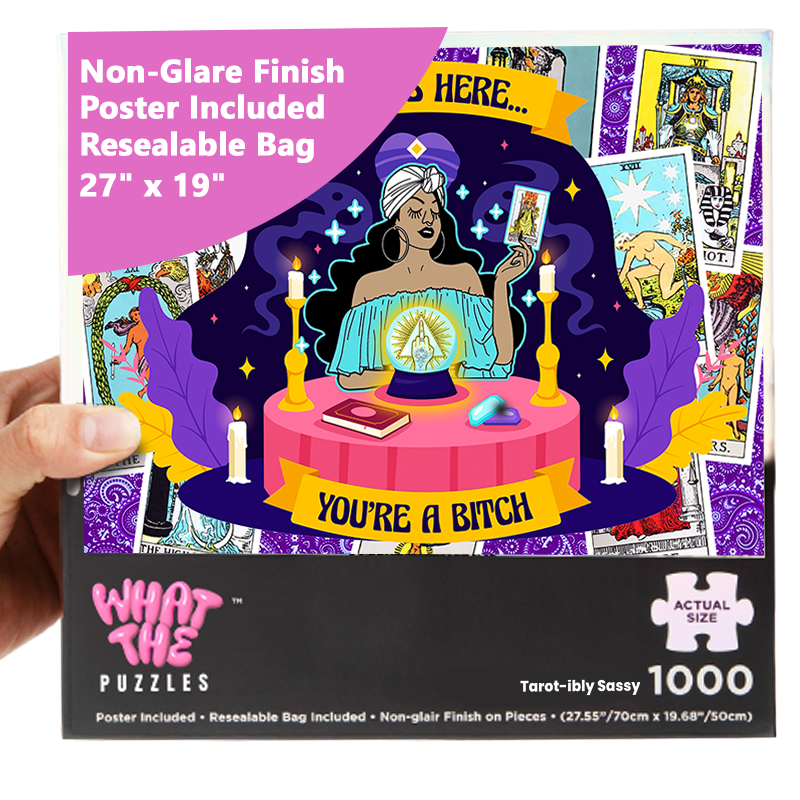 Tarot bitch Non Glare Finish Poster
