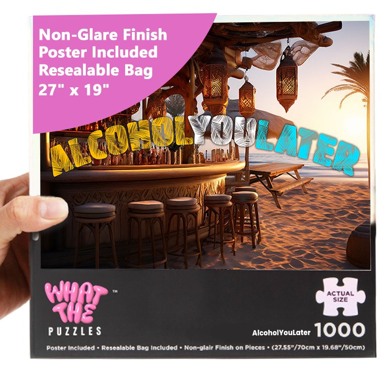 Alcohol you later Non Glare Finish Poster
