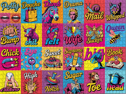 Digital - High-Gloss Low-Brow Jigsaw Puzzle WTF Puzzles